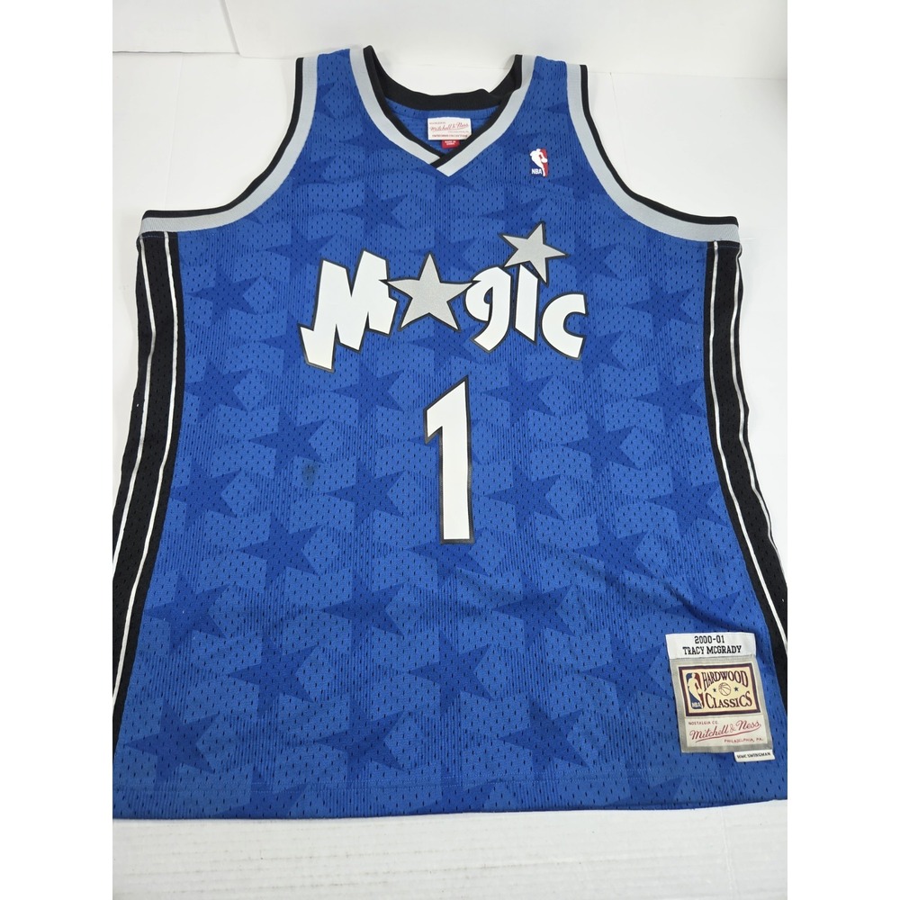 Mitchell & Ness Orlando Magic Tracy McGrady #1 Swingman Jersey Blue Sz Xl